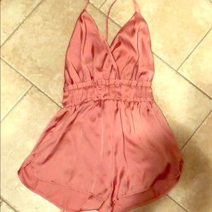 Mauve colored romper